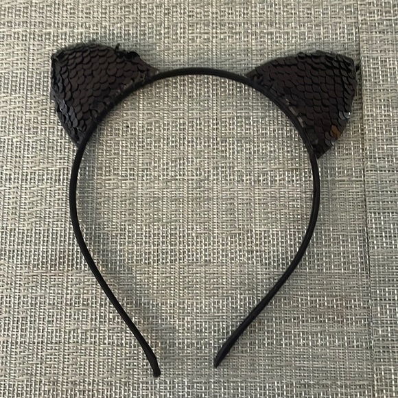 #92 🐈‍⬛ Sparkle Kitty Ears Head Band 🐈‍⬛ - Picture 3 of 10